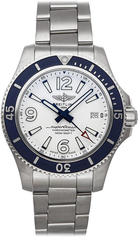 breitling superocean white face